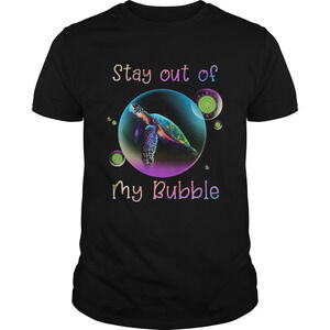 Turtle Stay Out My Bubble Coronavirus Mask Shirt